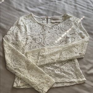 BHLDN Tilda lace crop top perfect for Bride to Be